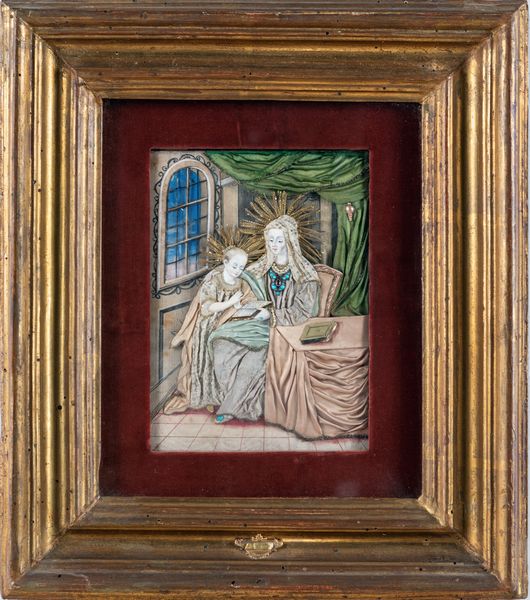 Artigianato tradizionale, Italia meridionale, XVIII/XIX secolo : Istruzione di Maria  - Asta Collezioni Private - Mobili, Oggetti d'Arte e Dipinti Antichi e del XIX Secolo - Associazione Nazionale - Case d'Asta italiane