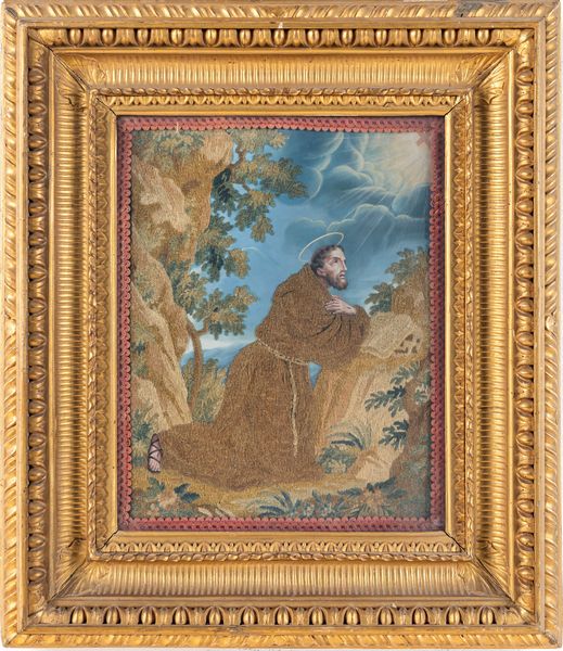 Marianna Elmo : San Francesco in estasi  - Asta Collezioni Private - Mobili, Oggetti d'Arte e Dipinti Antichi e del XIX Secolo - Associazione Nazionale - Case d'Asta italiane