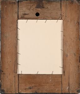 Agnus Dei in cera con cornice in legno ebanizzato, intagliato e dorato, XVIII/XIX secolo  - Asta Collezioni Private - Mobili, Oggetti d'Arte e Dipinti Antichi e del XIX Secolo - Associazione Nazionale - Case d'Asta italiane