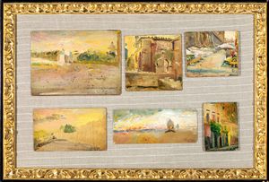 Dante Ricci - Sei piccole vedute in un unica cornice