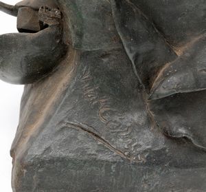 Charles Vital-Cornu : Capitan Fracassa  - Asta Collezioni Private - Mobili, Oggetti d'Arte e Dipinti Antichi e del XIX Secolo - Associazione Nazionale - Case d'Asta italiane