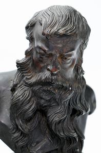 Vincenzo Gemito : Ritratto del pittore Ernest Meissonier  - Asta Collezioni Private - Mobili, Oggetti d'Arte e Dipinti Antichi e del XIX Secolo - Associazione Nazionale - Case d'Asta italiane