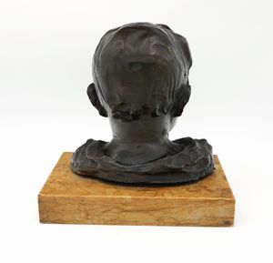 Achille Regosa : Testa di bambino  - Asta Collezioni Private - Mobili, Oggetti d'Arte e Dipinti Antichi e del XIX Secolo - Associazione Nazionale - Case d'Asta italiane