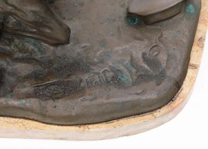 Francisco Bonilla Villalba : La morte del toro  - Asta Collezioni Private - Mobili, Oggetti d'Arte e Dipinti Antichi e del XIX Secolo - Associazione Nazionale - Case d'Asta italiane