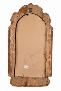 Coppia di specchierine in legno dorato, XVII secolo  - Asta Collezioni Private - Mobili, Oggetti d'Arte e Dipinti Antichi e del XIX Secolo - Associazione Nazionale - Case d'Asta italiane