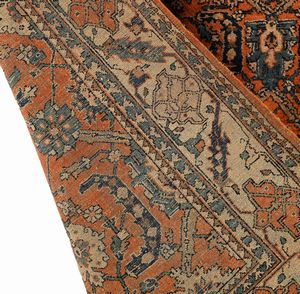 Tappeto Herati, Persia, Fine XIX - Inizio XX secolo  - Asta Collezioni Private - Mobili, Oggetti d'Arte e Dipinti Antichi e del XIX Secolo - Associazione Nazionale - Case d'Asta italiane