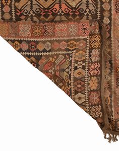 Tappeto Kilim Anatolico, Turchia, Fine XIX - Inizio XX secolo  - Asta Collezioni Private - Mobili, Oggetti d'Arte e Dipinti Antichi e del XIX Secolo - Associazione Nazionale - Case d'Asta italiane