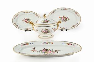 Servizio in porcellana policroma Vieux Paris, fine del XIX secolo  - Asta Collezioni Private - Mobili, Oggetti d'Arte e Dipinti Antichi e del XIX Secolo - Associazione Nazionale - Case d'Asta italiane