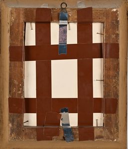 PITTORE DEL XVII SECOLO : Sacra Famiglia con San Giovannino  - Asta Collezioni Private - Mobili, Oggetti d'Arte e Dipinti Antichi e del XIX Secolo - Associazione Nazionale - Case d'Asta italiane