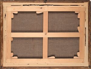 PITTORE NAPOLETANO DEL XVIII SECOLO : Capriccio architettonico con figure  - Asta Collezioni Private - Mobili, Oggetti d'Arte e Dipinti Antichi e del XIX Secolo - Associazione Nazionale - Case d'Asta italiane