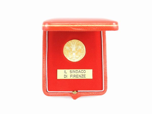 Fiorino d'oro della Citt di Firenze in oro 24 kt  - Asta I gioielli di Rosa Segreto Annigoni - Associazione Nazionale - Case d'Asta italiane