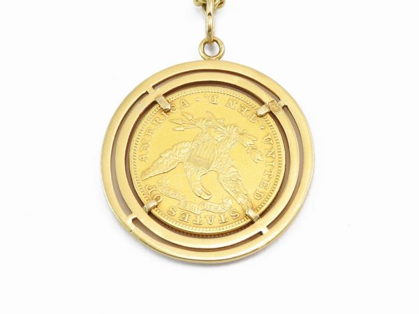 Catena a maglia marina in oro giallo  - Asta I gioielli di Rosa Segreto Annigoni - Associazione Nazionale - Case d'Asta italiane