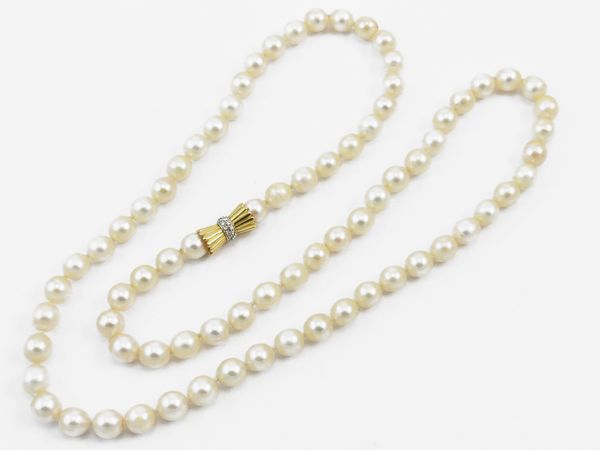 Collana di perle di acqua dolce  - Asta I gioielli di Rosa Segreto Annigoni - Associazione Nazionale - Case d'Asta italiane