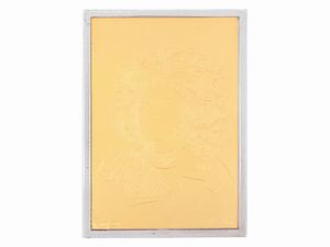 Pietro Annigoni : Quattro incisioni su lastra in oro 999,8/1000 con supporto in argento 925/1000  - Asta I gioielli di Rosa Segreto Annigoni - Associazione Nazionale - Case d'Asta italiane