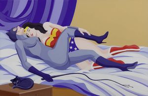 Giuseppe Veneziano - Wonder Woman's Intimacy III