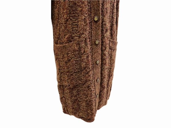 Valentino - Completo tre pezzi in lana fantasia nei toni del marrone  - Asta Vintagemania - Associazione Nazionale - Case d'Asta italiane