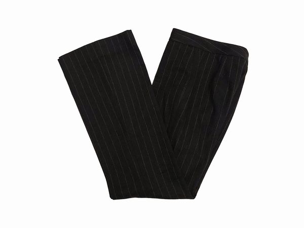 Valentino - Tailleur tre pezzi in lana gessato  - Asta Vintagemania - Associazione Nazionale - Case d'Asta italiane