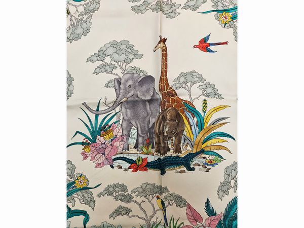 Gucci - Foulard in seta by Vittorio Accornero  - Asta Vintagemania - Associazione Nazionale - Case d'Asta italiane