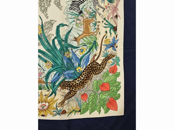 Gucci - Foulard in seta by Vittorio Accornero  - Asta Vintagemania - Associazione Nazionale - Case d'Asta italiane