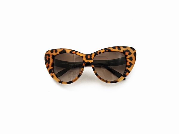 Roberto Cavalli - Occhiali da sole con montatura animalier  - Asta Vintagemania - Associazione Nazionale - Case d'Asta italiane