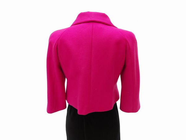 Valentino Red - Giacchina corta in lana fucsia  - Asta Vintagemania - Associazione Nazionale - Case d'Asta italiane