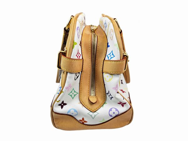 Louis Vuitton - Borsa Alma monogram multicolor e vacchetta  - Asta Vintagemania - Associazione Nazionale - Case d'Asta italiane