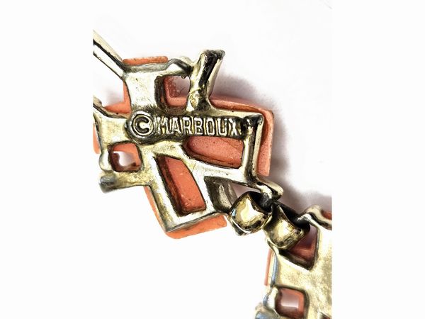Marboux - Parure collana, bracciale e orecchini a clip  - Asta Vintagemania - Associazione Nazionale - Case d'Asta italiane