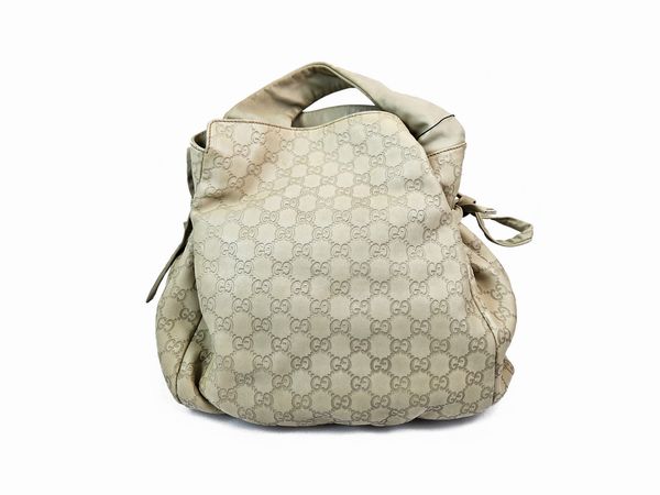 Gucci - Borsa a spalla GG Hysteria in pelle color riso  - Asta Vintagemania - Associazione Nazionale - Case d'Asta italiane