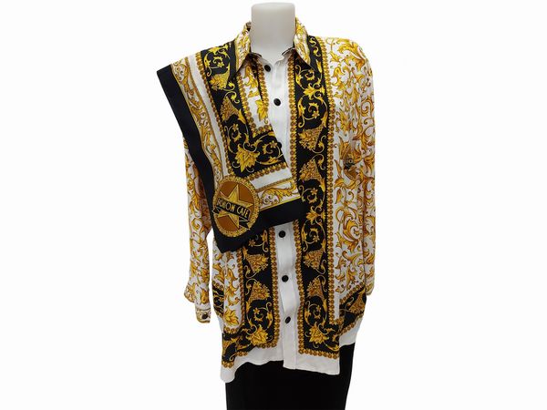 Fashion Caf - Camicia in viscosa e Foulard in seta  - Asta Vintagemania - Associazione Nazionale - Case d'Asta italiane