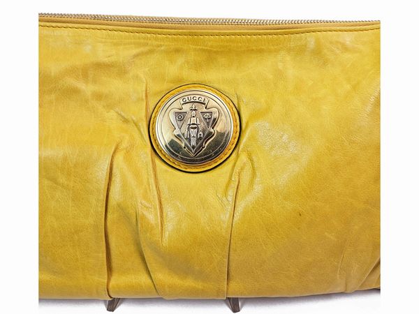Gucci - Borsa a mano'Hysteria' in pelle gialla  - Asta Vintagemania - Associazione Nazionale - Case d'Asta italiane