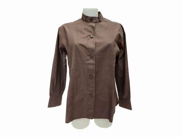 Valentino - Giaccia trapuntata in velluto marrone  - Asta Vintagemania - Associazione Nazionale - Case d'Asta italiane