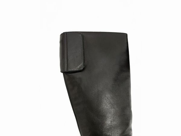 Prada - Stivali in pelle nera  - Asta Vintagemania - Associazione Nazionale - Case d'Asta italiane