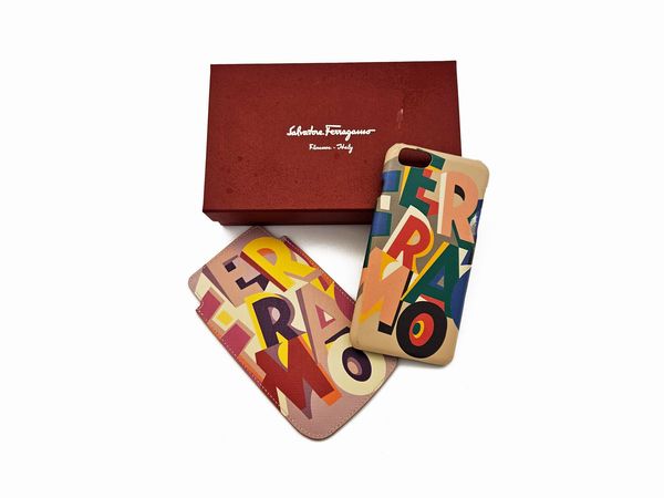 Salvatore Ferragamo - Cover cellulare e Custodia occhiali  - Asta Vintagemania - Associazione Nazionale - Case d'Asta italiane