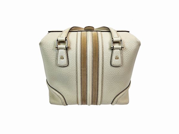 Gucci - Bauletto Treasure in pelle color riso  - Asta Vintagemania - Associazione Nazionale - Case d'Asta italiane