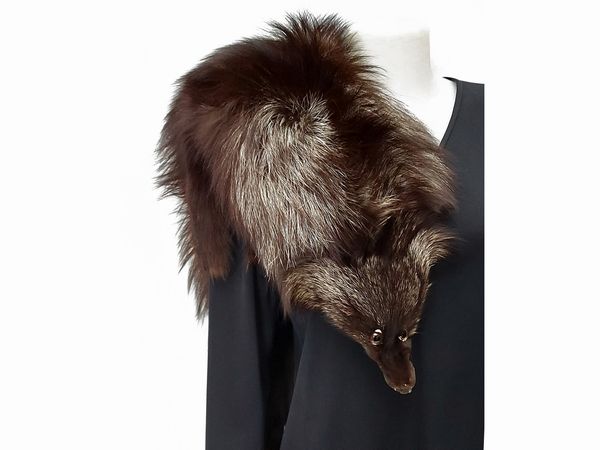 Due stole in pelliccia di volpe argentata  - Asta Vintagemania - Associazione Nazionale - Case d'Asta italiane