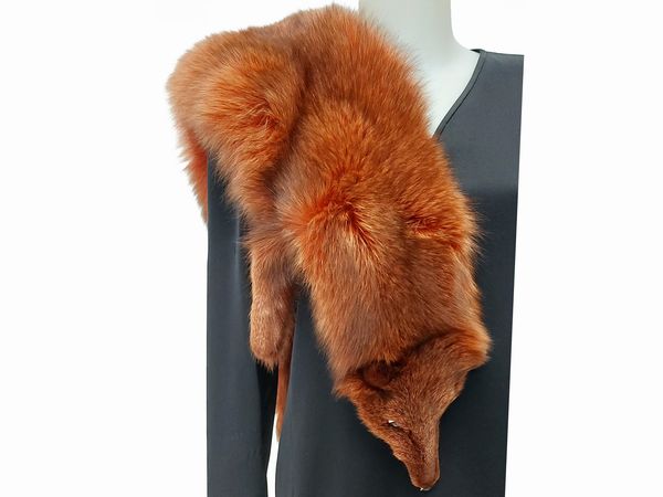 Stola in pelliccia di volpe rossa  - Asta Vintagemania - Associazione Nazionale - Case d'Asta italiane