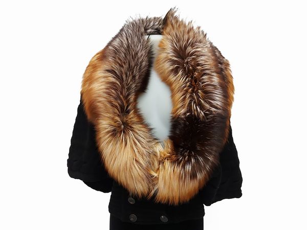Salvatore Ferragamo - Bolero con collo in volpe  - Asta Vintagemania - Associazione Nazionale - Case d'Asta italiane