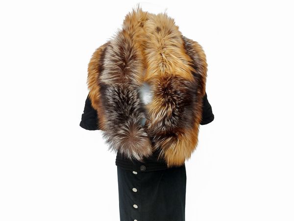 Salvatore Ferragamo - Bolero con collo in volpe  - Asta Vintagemania - Associazione Nazionale - Case d'Asta italiane