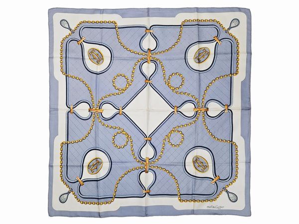 Must de Cartier - Due Foulard in seta  - Asta Vintagemania - Associazione Nazionale - Case d'Asta italiane