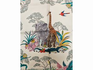 Gucci - Foulard in seta by Vittorio Accornero  - Asta Vintagemania - Associazione Nazionale - Case d'Asta italiane