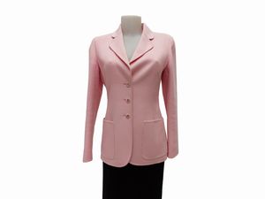 Escada - Giacca in cashmere rosa  - Asta Vintagemania - Associazione Nazionale - Case d'Asta italiane