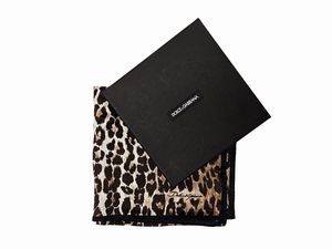 Dolce & Gabbana - Foulard animalier  - Asta Vintagemania - Associazione Nazionale - Case d'Asta italiane