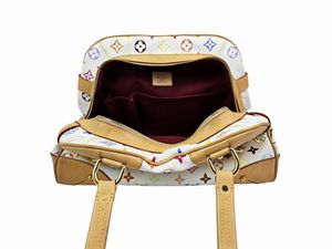 Louis Vuitton - Borsa Alma monogram multicolor e vacchetta  - Asta Vintagemania - Associazione Nazionale - Case d'Asta italiane