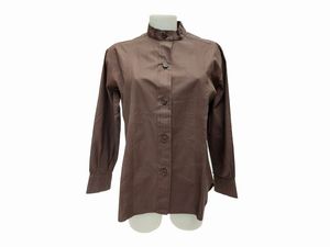 Valentino - Giaccia trapuntata in velluto marrone  - Asta Vintagemania - Associazione Nazionale - Case d'Asta italiane