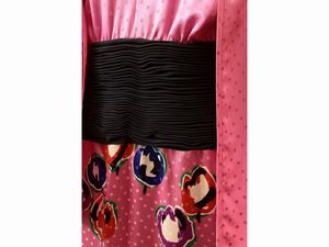 Night Valentino - Completo in seta rosa  - Asta Vintagemania - Associazione Nazionale - Case d'Asta italiane