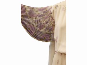 Valentino - Abito lungo in voile di seta  - Asta Vintagemania - Associazione Nazionale - Case d'Asta italiane