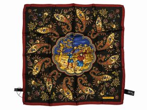 Lotto di tre carr in seta  - Asta Vintagemania - Associazione Nazionale - Case d'Asta italiane