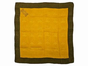 Must de Cartier - Due Foulard in seta  - Asta Vintagemania - Associazione Nazionale - Case d'Asta italiane