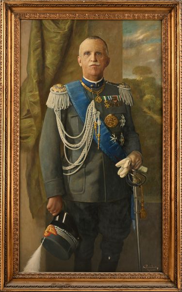 Carlo Pennacchietti : Ritratto di Vittorio Emanuele III di Savoia Re d'Italia  - Asta Dipinti del XIX e XX secolo - Associazione Nazionale - Case d'Asta italiane