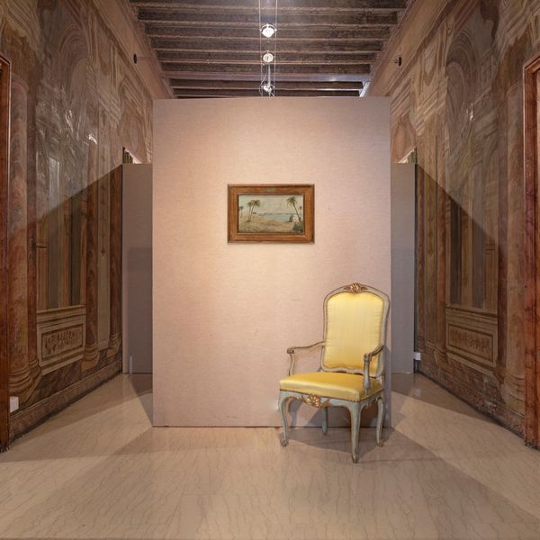 G. Longobardi (Scuola italiana inizi del XX secolo) : Tripoli, 'Dalle tombe dei Karamanli ammirando l'imponente convoglio / 12 ottobre 1911'  - Asta Dipinti del XIX e XX secolo - Associazione Nazionale - Case d'Asta italiane